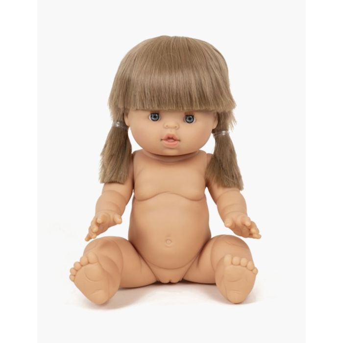 €32.89 Minikane / Paola Reina Yze pop blond haar in staartjes 34cm babypop €32.89 Minikane / Paola Reina Yze pop blond haar in staartjes 34cm babypop
