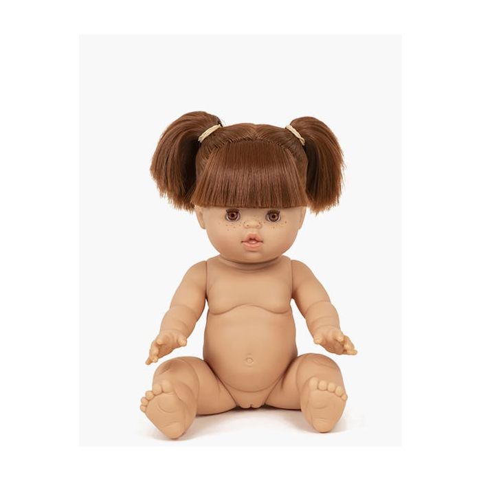 Minikane pop Gordi Raphaëlle rode haren bruine ogen 34cm Minikane pop Gordi Raphaëlle rode haren bruine ogen 34cm