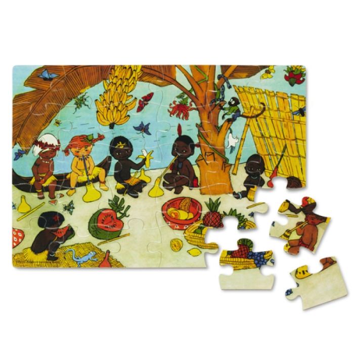 €6.50 Pippi Langkous houten puzzel hout 30 stukjes €6.50 Pippi Langkous houten puzzel hout 30 stukjes