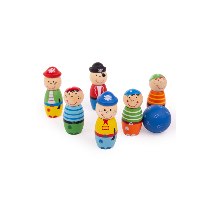 €12.99 Bigjigs houten bowlingset piraten pirates skittles €12.99 Bigjigs houten bowlingset piraten pirates skittles