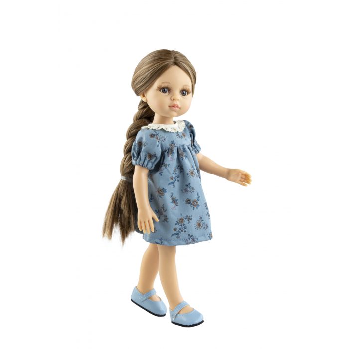 Paola Reina pop Amigas Laura bruin haar in vlecht 32cm Paola Reina pop Amigas Laura bruin haar in vlecht 32cm