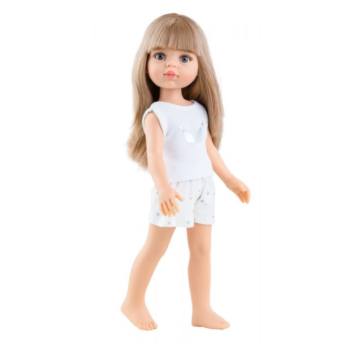 €24.89 Paola Reina pop Amigas Carla met pyjama 32cm stapop blond haar pony