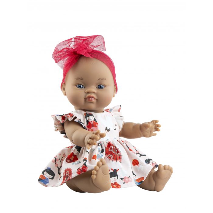 Paola Reina pop Ada Gordi Aziatisch meisje 34cm Paola Reina pop Ada Gordi Aziatisch meisje 34cm