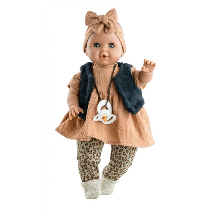  Paola Reina pop Sonia donker meisje met geluid (mechanisme) 36cm
