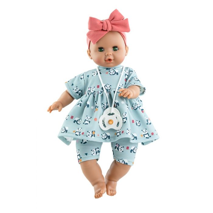 €45.49 Paola Reina pop Sonia lichtgetint panda zonder geluid (zonder mechanisme) 36cm €45.49 Paola Reina pop Sonia lichtgetint panda zonder geluid (zonder mechanisme) 36cm