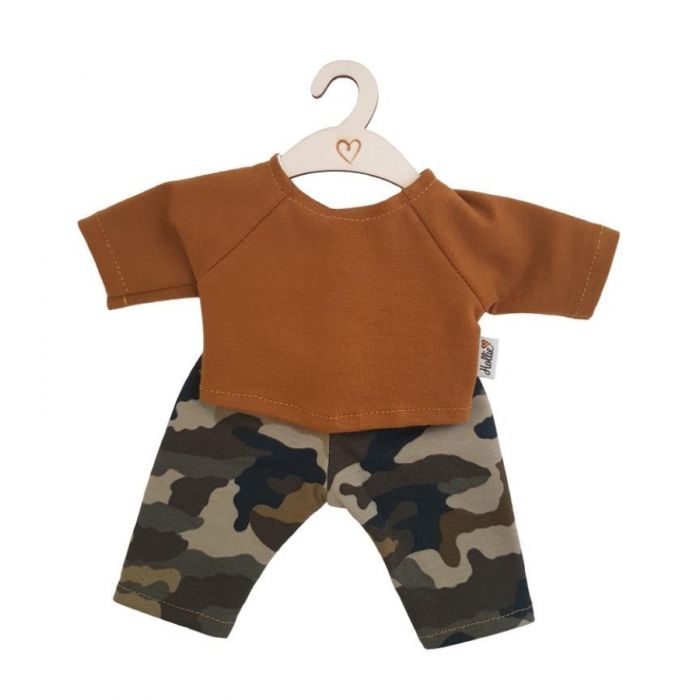 €18,95 Hollie kledingset shirt en broek Camouflage Ocre poppenkleren poppenkleding Paola Reina Minikane €18,95 Hollie kledingset shirt en broek Camouflage Ocre poppenkleren poppenkleding Paola Reina Minikane