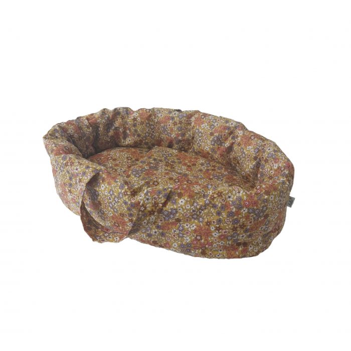 Hollie draagmand Little Flowers voor pop t/m 36cm Hollie draagmand Little Flowers voor pop t/m 36cm