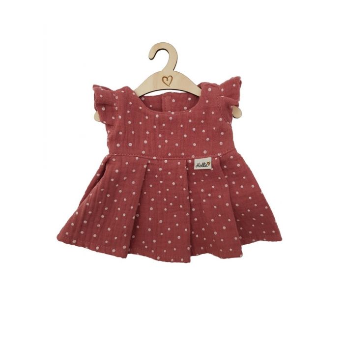 Hollie jurk Spring Blush Dots (met stip) voor gordi pop 34cm poppenjurk poppenkleding poppenkleren Hollie jurk Spring Blush Dots (met stip) voor gordi pop 34cm poppenjurk poppenkleding poppenkleren