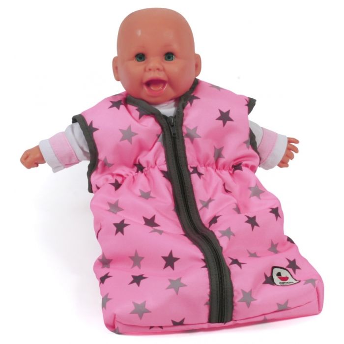 €11.99 Bayer Chic poppen slaapzak roze/grijs ster poppenslaapzak €11.99 Bayer Chic poppen slaapzak roze/grijs ster poppenslaapzak
