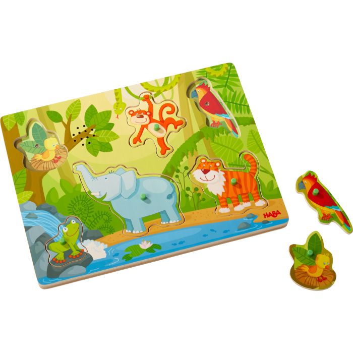 € 22.50 Haba Geluidenpuzzel In de Jungle 6 stukjes 2+ geluid puzzel € 22.50 Haba Geluidenpuzzel In de Jungle 6 stukjes 2+ geluid puzzel