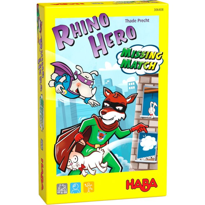 €8.99 Haba spel Rhino Hero - Missing Match 4+