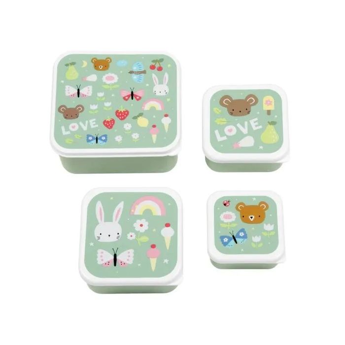 A Little Lovely Company Lunch & snack box set: Joy A Little Lovely Company Lunch & snack box set: Joy