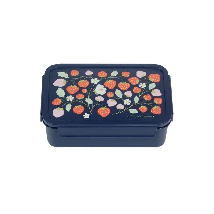 A little lovely company Bento lunchbox Aardbeien A little lovely company Bento lunchbox Aardbeien