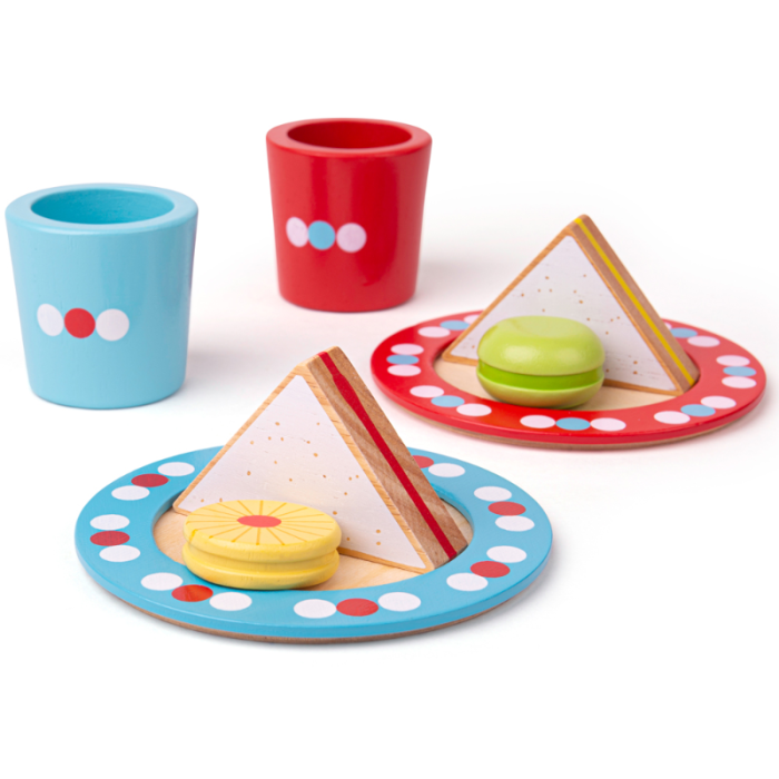 €21.50 Bigjigs houten thee set (Tea Time)