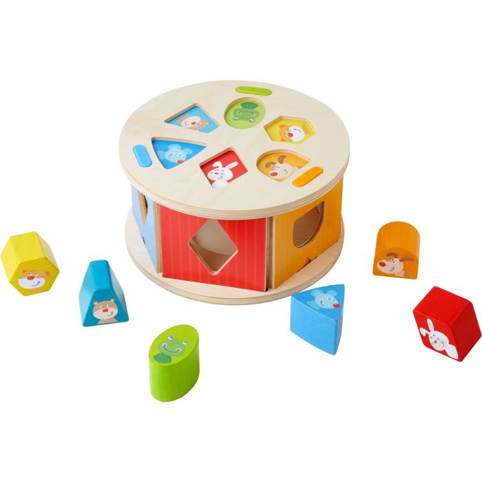 Haba houten Sorteerbox / Vormenstoof Lievelingsdieren 1+