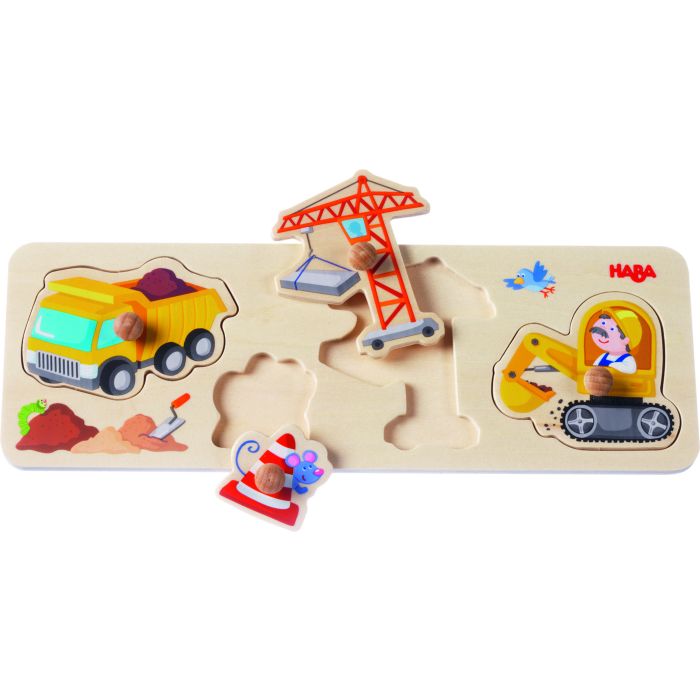 €7,95 Haba houten puzzel Inlegpuzzel Op de Werf 4 stukjes €7,95 Haba houten puzzel Inlegpuzzel Op de Werf 4 stukjes