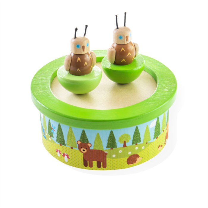 €19.99 Bigjigs houten muziekdoos Woodland / Bosdieren