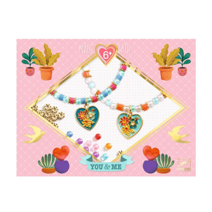 Djeco You & Me Armbandjes maken - Hartjes Djeco You & Me Armbandjes maken - Hartjes