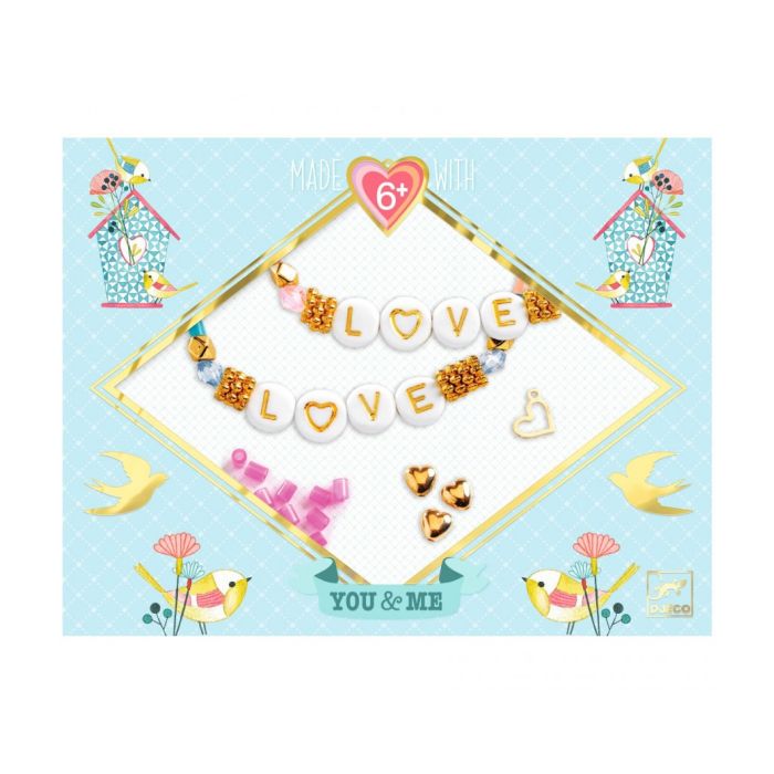Djeco You & Me Armbandjes maken - Letters