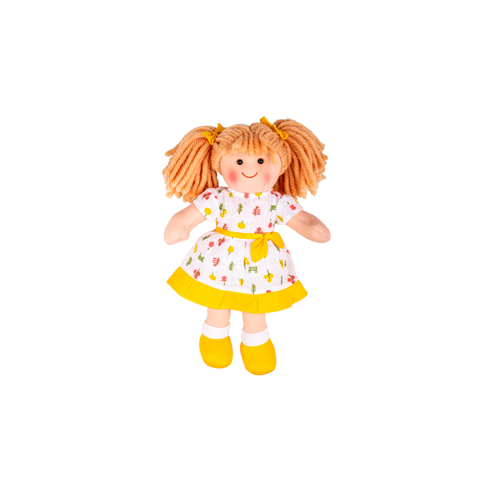 €12.99 Bigjigs stoffen pop Zoe 28 cm popje stof lappen meisjespop €12.99 Bigjigs stoffen pop Zoe 28 cm popje stof lappen meisjespop