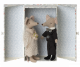 €58.89 Maileg Bruidspaar Muizen Vader/Moeder 15cm (Wedding Mice Couple in box)