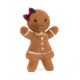 €24.49 Jellycat knuffel Peperkoekvrouw Ruby 18cm (Jolly Gingerbread Ruby Original)