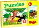 Haba 2-in-1 puzzel Boomgaard 2x12 stukjes