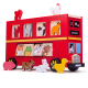  €38.99 Bigjigs houten rode dieren bus hout vormenstoof sorteer sorteerspel sorteerbus Wooden Red bus sorter
