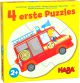 Haba 4-in-1 Eerste puzzels Hulp voertuigen 2,3 en 4 stukjes