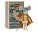 €24.89 Maileg Muis superheld 11cm (Super hero mouse Little brother in matchbox)