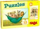Haba 2-in-1 puzzel Leeuw Udo 2x12 stukjes