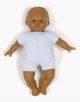 €31.89 Minikane Lucas Vintage Babies donkere pop zacht lijf bruine ogen 28cm