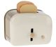 €14.89 Maileg poppenhuis broodrooster met brood (Miniature toaster with bread Off-white) 4.5cm