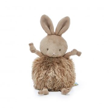 Bunnies By The Bay Roly-Poly knuffel konijn bruin