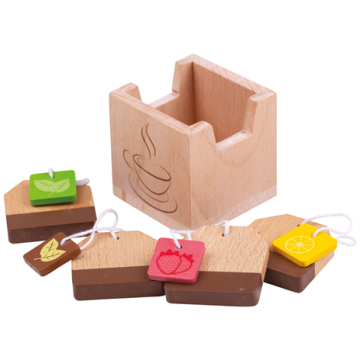 €8.49 Bigjigs houten theezakjes theezak thee hout