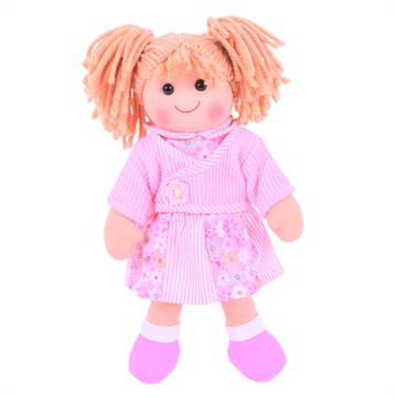  Bigjigs stoffen pop Abigail 34 cm popje stof doll