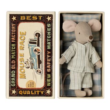 Maileg Muis Grote Broer 13cm(Big brother mouse in matchbox)