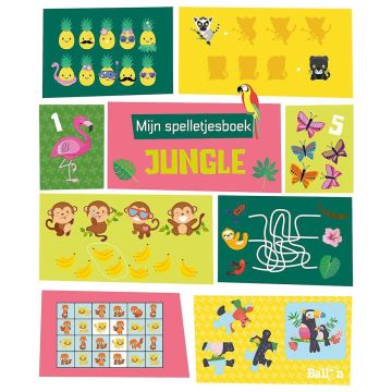 €4,99 Ballon Mijn spelletjesboek Jungle 4+ doeboek