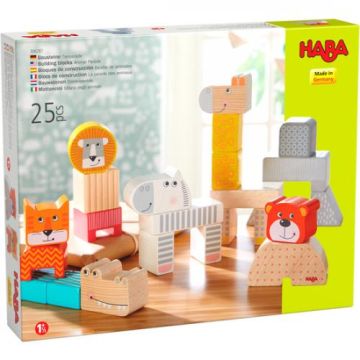 Haba houten Bouwstenen / Blokken Dierenparade 1.5+