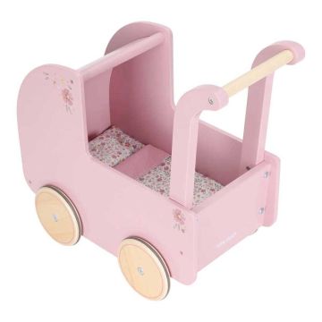 Little Dutch houten poppenwagen Roze Little Dutch houten poppenwagen Roze