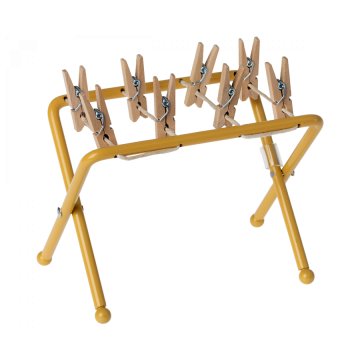 €14.89 Maileg droogrek met wasknijpers 8x11cm(Drying rack Mouse)