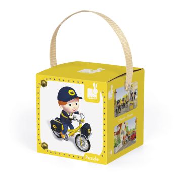 €9.99 Janod Lovely puzzels - Matteo's fiets (1x24 st & 1x36 st) 