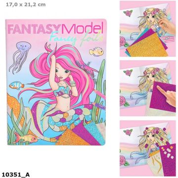 TOPModel Fancy Foil kleur- en stickerboek