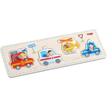 Haba puzzel hulpvoertuigen