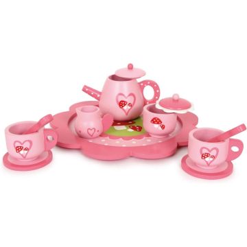 €20.99 Houten servies met Paddenstoel