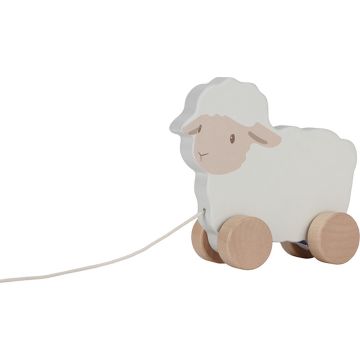 €7.95 Little Dutch houten trekdier Schaap/Lam (Little Farm)
