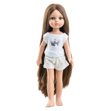  Paola Reina pop Amigas Carol lang haar 32cm