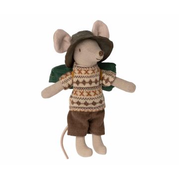 Maileg Backpacker Grote Broer 13cm (Hiker Mouse Big Brother)