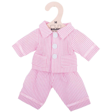Bigjigs roze pyjama (M) poppenkleren poppenkleding kleertjes pop 