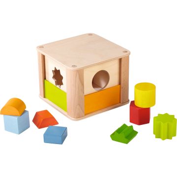 Haba houten vormenstoof Dierentuin dieren (sorting box zoo)